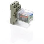 Industrial relay with changeover contacts  